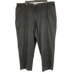 Womens Liz & Me Black Size 20 WP  Petite Plus Taper Leg Jeans Pants 0458 - Picture 1 of 5