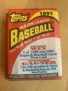 (6) 1991-92 O-Pee-Chee Unopened Baseball Wax Packs - Picture 1 of 3