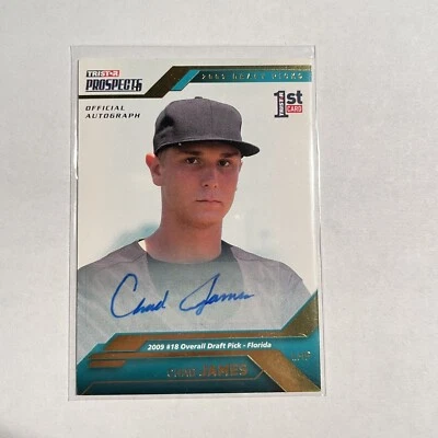 2009 TRISTAR Prospects Plus Gold Auto /50 Chad James #14 Auto - Image 1 of 2