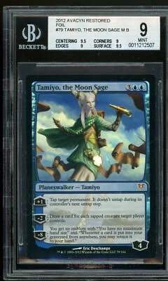 Tamiyo, the Moon Sage foil - Avacyn Restored, BGS 9 MINT. MTG (pop 1 of 4) - Image 1 of 2