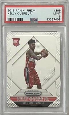 KELLY OUBRE JR KANSAS ROOKIE 2015 PANINI PRIZM PSA 9 CARD WASHINGTON WIZARDS RC - Image 1 of 2