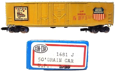 N Con Cor 1681-J 50' Box Car Union Pacific #105231 - Image 1 of 3