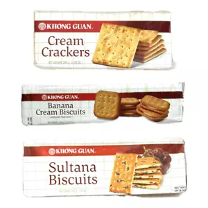 Khong Guan Biscuits Crackers Puff – 1 Pack - Choose Your Favorite (200g-225g) - Picture 1 of 40
