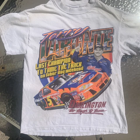 Terry Labonte Nascar Racing T-Shirt Race Shirt Darlington Size M Cover