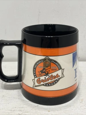 Vintage Baltimore Orioles MLB 1983 World Series Champions Busch Beer Mug 1984 - Image 1 of 4