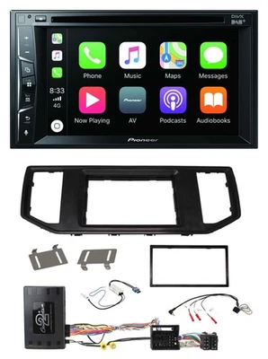 Pioneer Lenkrad USB DVD Bluetooth DAB 2DIN Autoradio für VW Crafter MAN TGE Info - Bild 1 von 4