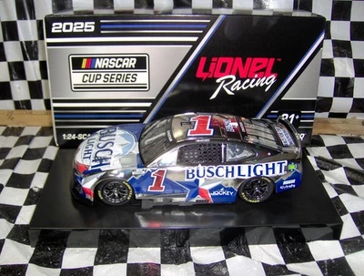 2025 Ross Chastain # 1 Busch Light for the Love of Texas Color Chrome 1/24th. - Image 1 of 4