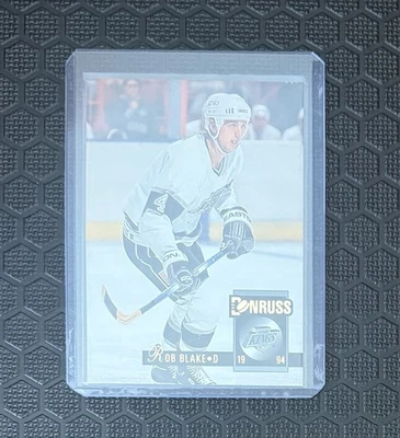Donruss Rob Blake #158 1993-94 Salón de la fama LA Kings Foto 1 de 3