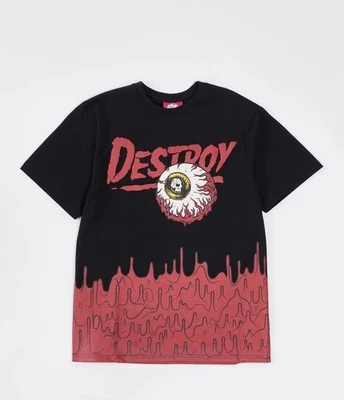 Camiseta Mishka Destroy 78 Keep Watch negra sangre mediana  Foto 1 de 4