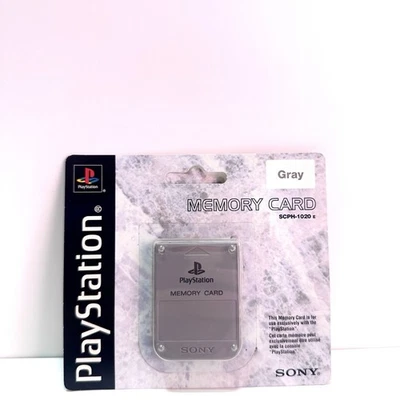 Sony Playstation 1 Memory Card  SCPH-1020 New Sealed PS1 - Image 1 of 2