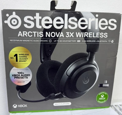 SteelSeries Arctis Nova 3X Wireless Headset Xbox  Series X/S, Xbox One, NEW - Image 1 of 4