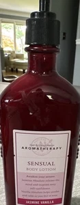 Bath & Body Works Aromatherapy JASMINE VANILLA Sensual Body Lotion, 6.5oz RARE - Picture 1 of 12