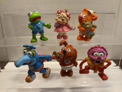 Muppets Show Muppet Babies Maia + Borges 1985 M + B Portugal 6 x Figur komplett - Bild 1 von 4