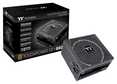 Thermaltake Toughpower Gf1 850W Psu 80 Plus Gold Ultra Quiet Modular Power Su... - Image 1 of 4