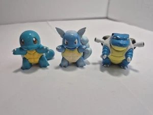 Figuras de colección Pokemon TOMY Squirtle Wartortle y Blastoise CGTSJ - Imagen 1 de 17