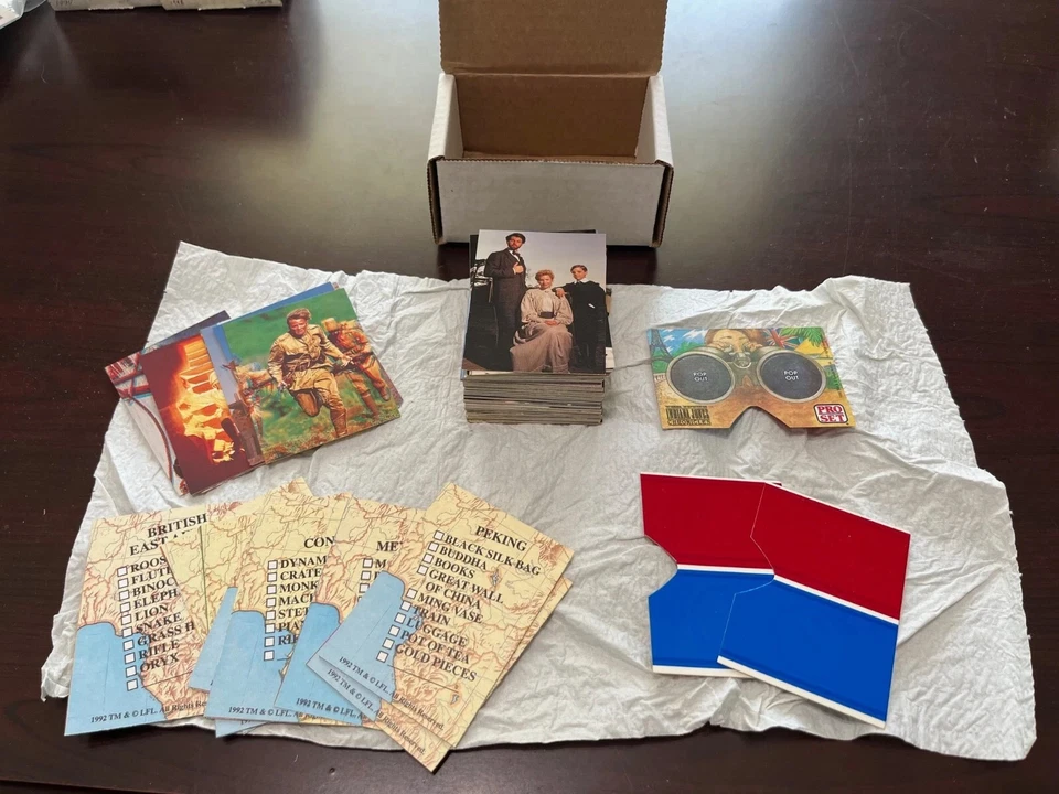 1992 THE YOUNG INDIANA JONES CHRONICLES COMPLETE  CARD MASTER PRO SET *MINT* - Image 1 of 1