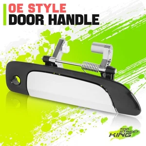 Exterior Door Handle w/ Keyhole for Honda Civic Sedan Coupe 01-05 Front Right - Foto 1 di 6