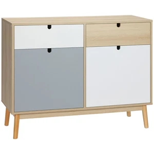 HOMCOM Sideboard Storage Cabinet Kitchen Cupboard with Drawers for Bedroom - Picture 1 of 11