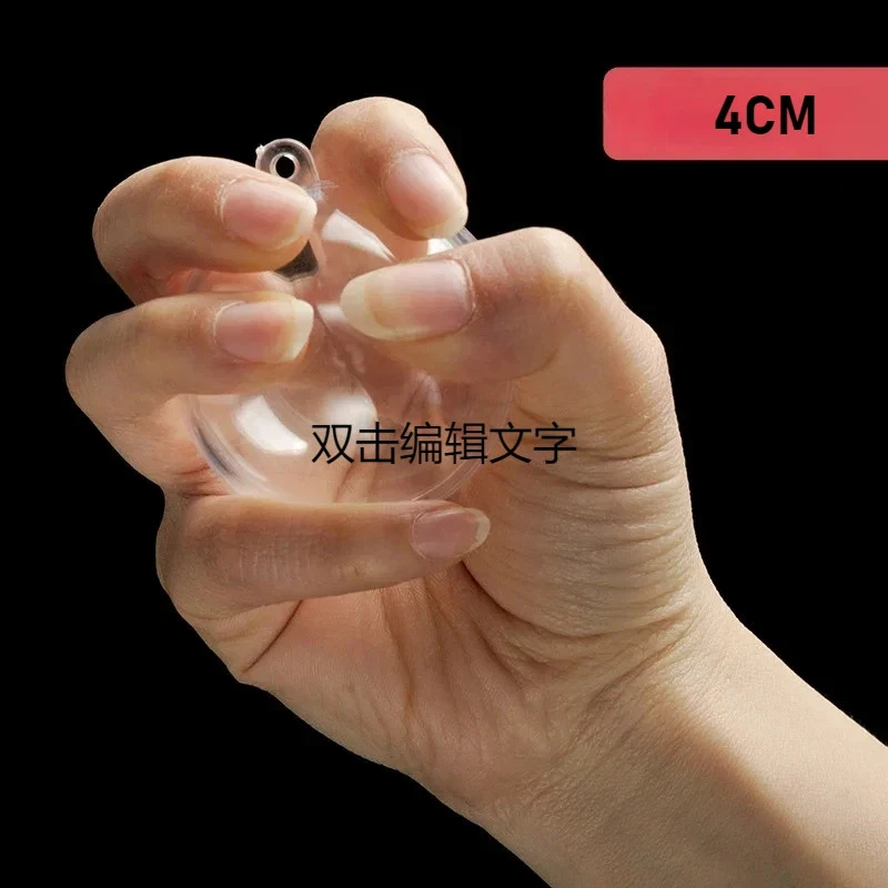 Weihnachtskugeln transparent 4 6 8 cm befüllbar Kunststoff Kugeln Baum Deko klar - Bild 1 von 1