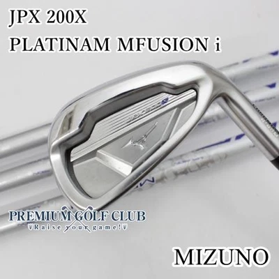二手 B 级铁杆套装美津浓 Jpx 200X/Platinam Mfusion I/Sr/26 2639 — 第 1/4 张图片