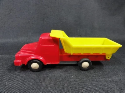 VINTAGE RETRO CZECHOSLOVAKIA PRAGA PLASTIC FRICTION TOY DUMP TRUCK IGRA - Image 1 of 4