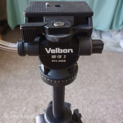 Trípode Velbon CX 687 con cabezal panorámico PH 368 Foto 1 de 4