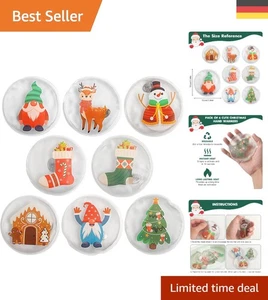 8er Set Wiederverwendbare Handwärmer - Kinder Winterwärmer für Weihnachten 10cm - Bild 1 von 10
