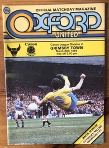 Oxford United v GrimsbyTown - League 2 - Played 30/03/1985 - For Charity - Picture 1 of 1