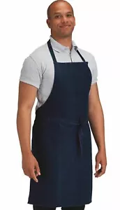 Denny's Babero Delantal Sin Bolsillo Talla 28 x 36" Tela Denim-Ajuste Halter Índigo  - Imagen 1 de 2