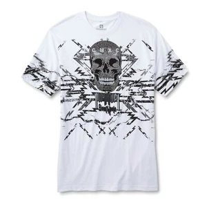 Mens Southpole Tee Skull White Size XL Nwt - Picture 1 of 2