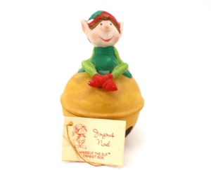 Designers Collection Himself the Elf JOYOUS NOEL Trinket Box w Tag 1980 Vintage - Picture 1 of 19