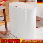 Automatic Sensor Garbage Bin Large Capacity with Lid for Bathroom(White Battery)