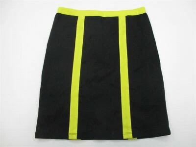 new DISNEY REMIX Youth Girl's Size XL Knit Black/Lime Pencil Skirt - Image 1 of 4