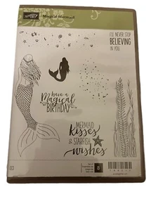 Stampin Up Cling Mount Stamp Set ~ Magical Mermaid - Picture 1 of 3
