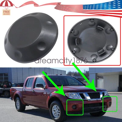 1 cubierta de orificio de luz antiniebla para parachoques delantero para Nissan Frontier y Xterra izquierda = derecha Foto 1 de 4