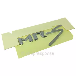 JDM Toyota 00-05 MR2 Spyder Roadster MRS ZZW30 Rear MR-S Emblem Badge Chrome - Bild 1 von 2
