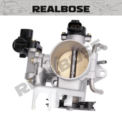 22210-28040 22210-28100 Throttle Body With IACV For Toyota RAV4 2.0L 2001-2003 - Imagem 1 de 4