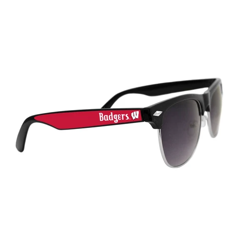 Women's Wisconsin Badgers Retro Wire Rim Sunglasses Cover