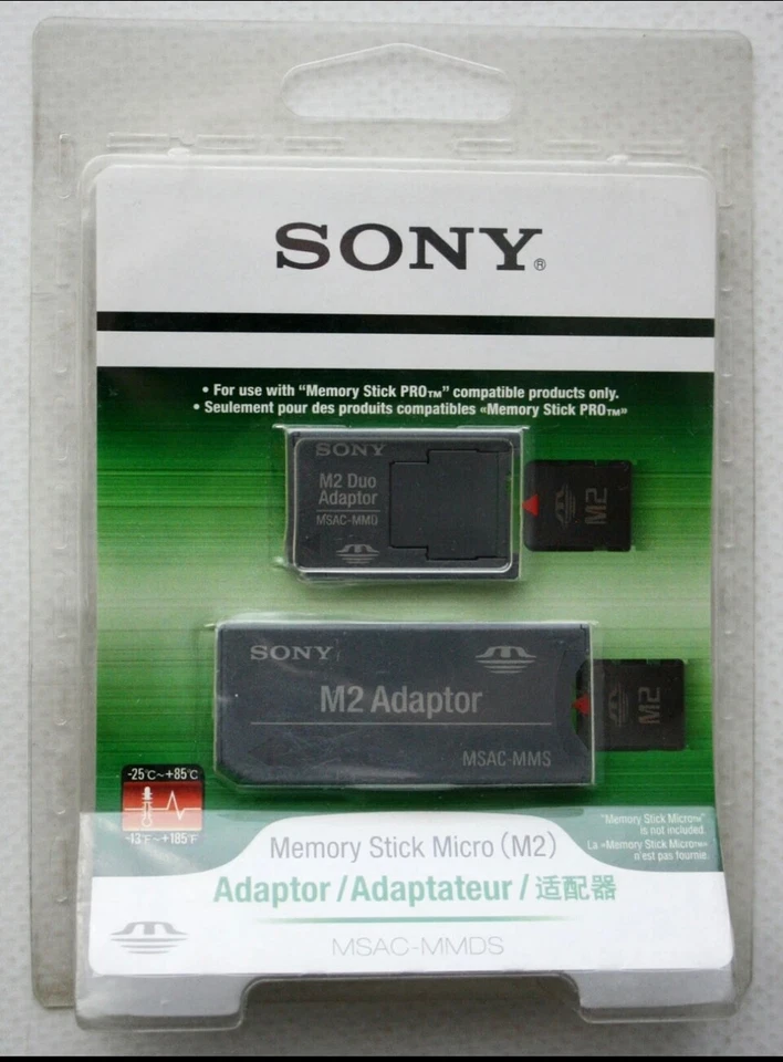 Sony Memory Stick Duo Adaptor MSAC-M2 MS - Image 1 of 4