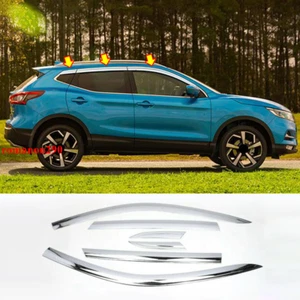 2016-2020 For Nissan Rogue Sport Chrome Window Trim Visor Vent Sun Rain Guard 6P - Bild 1 von 8