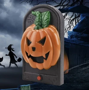 GLAITC Halloween Pumpkin Doorbell, Halloween Decoration, Spooky Sounds Horror - Picture 1 of 5