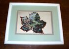 Maple Leaf Painting Print Matted and Framed 8 x 10