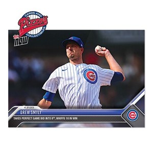 Drew Smyly Perfect Game Into 8th 10 Whiffs 2023 MLB TOPPS NOW Card 158 In Hand