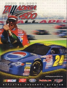 NASCAR Talladega 500 2001 Program Jeff Gordon 082317nonjhe - Picture 1 of 1