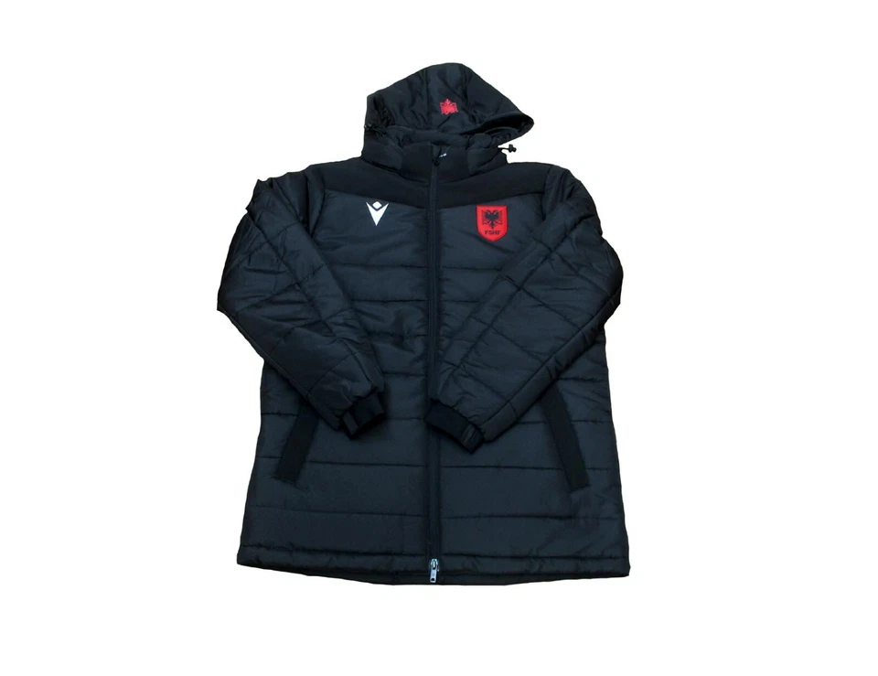 Albanien Stadionjacke Padded Jacket Macron 2023/24 M L XL XXL - Bild 1 von 2