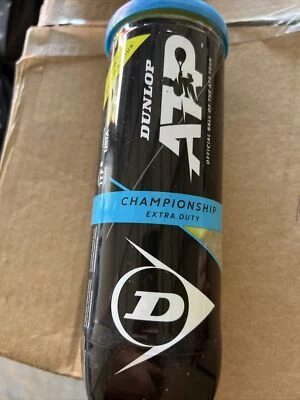 Dunlop ATP Championship Extra Duty Tennis Balls, One Can / 3 Balls