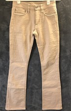 Women' Cycle Italian Designer Jeans Light Brown Bootcut Slim 25 Waist 30 Leg