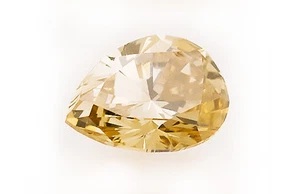 AUCTION! EGL USA Cert VVS2 .54ct Fancy Champagne Color Pear 100% Natural Diamond - Picture 1 of 1