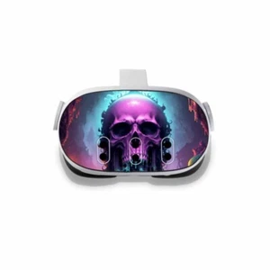 Calcomanía Skull Ooze compatible con auriculares Meta Quest 3 calcomanía de vinilo protectora - Imagen 1 de 4