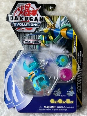 Bakugan Evolutions Platinum Series Sectanoid Nano Widow Nano Sludgen True Metal Foto 1 de 2